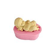 Wocuz W0362 4 Human Faces Candy Making Silicone Mold Cake Decoration Mould Fondant Chocolate Small Pastry Tool N13