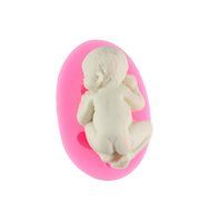 Kingbuy Mini baby molds for fondant , Baby Silicone DIY Cake Decorating Mold set of 2pcs N4