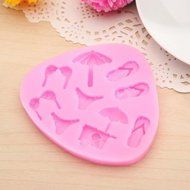 Man Friday Beach Bikini Silicon Fondant Cake Decorating Supply Resin Flower Mold N2