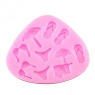 Man Friday Beach Bikini Silicon Fondant Cake Decorating Supply Resin Flower Mold N3
