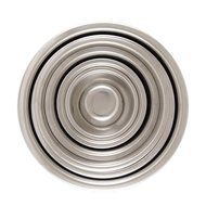 6 Piece Standard Stainless Steel Mixing Bowl Set - Mirror Finish Prep Bowls - 3/4 Qt, 1.5 Qt, 3 Qt, 4 Qt, 5 Qt... N2