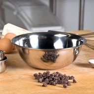 6 Piece Standard Stainless Steel Mixing Bowl Set - Mirror Finish Prep Bowls - 3/4 Qt, 1.5 Qt, 3 Qt, 4 Qt, 5 Qt... N4