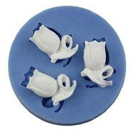 Lily Shape Muffin Sweet Candy Jelly Fondant Cake Chocolate Mold 3d Silicone Mold Baking Pan Cooking Tools Bakeware