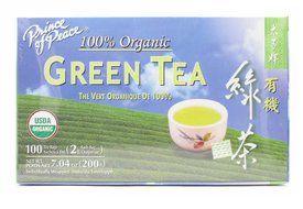 Prince of Peace Organic Green Tea 100 Tea Bags - 2 pack N5