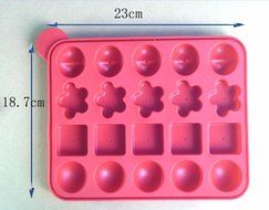 20 Holes Silicone Mold Cake Mold Baking Chocolate Ice Lattice Bakeware Mold N2