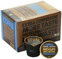 EKOCUPS Artisan Guatemalan Coffee, Medium Roast, in Recyclable Single Serve Cups for Keurig K-cup Brewers, 40... N2