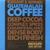 EKOCUPS Artisan Guatemalan Coffee, Medium Roast, in Recyclable Single Serve Cups for Keurig K-cup Brewers, 40... N5