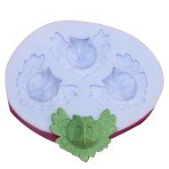 Longzang mini Owl F0093 Fondant Mold Silicone Sugar mold Craft Molds DIY gumpaste flowers Cake Decorating
