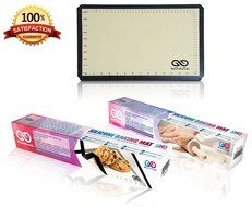 Premium Silicone Baking Mat By ShaviGoods with Measurements Set of 2 with Free Baking Ebook