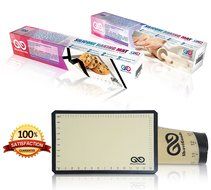 Premium Silicone Baking Mat By ShaviGoods with Measurements Set of 2 with Free Baking Ebook N4