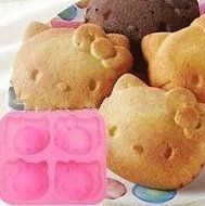 Cartoon Soft Silicone Hello Kitty Cake Jelly Pudding Soap Mold