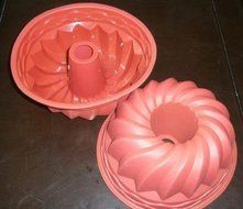 9 Inch Cup Fluted Tube Pans Silicone Cake Mold Baking molds