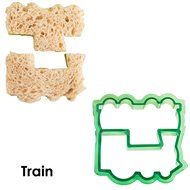 VonShef Fun Cake, Cookie &amp; Sandwich Cutter Shapes for Kids &ndash; Set of 5 Shapes: Dinosaur, Dolphin, Heart, Star &amp;... N5