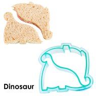 VonShef Fun Cake, Cookie &amp; Sandwich Cutter Shapes for Kids &ndash; Set of 5 Shapes: Dinosaur, Dolphin, Heart, Star &amp;... N6