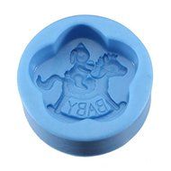 Trojan Rabbit Baby Silicone Chocolate Mold Fondant Cake Soap Mold