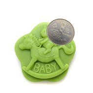 Trojan Rabbit Baby Silicone Chocolate Mold Fondant Cake Soap Mold N4