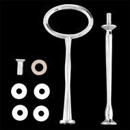 Gacube 5 Wedding Party Metal 2 Tier Cake Plate Center Stand Handle Sets
