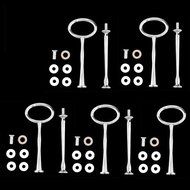 Gacube 5 Wedding Party Metal 2 Tier Cake Plate Center Stand Handle Sets N2