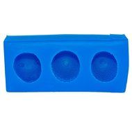 First Impression Molds B253 Tiny Baby Hat Silicone Cake Decorating Mold Set, Mini, Blue