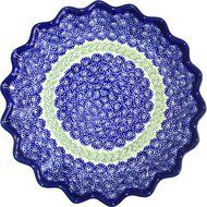 Boleslawiec Stoneware - Polish Pottery Pie or Quiche Baker Eva's Collection "Alex"