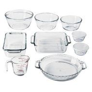 NEW Anchor Hocking Oven Basics Bake Set - 11 Piece (Crystal Clear)
