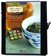 Numi Organic Tea, World of Tea Collection, Gift Set of Assorted Teas in a Bamboo Tea Chest