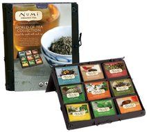 Numi Organic Tea, World of Tea Collection, Gift Set of Assorted Teas in a Bamboo Tea Chest N3