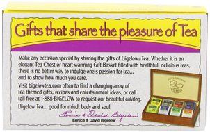 Bigelow I Love Lemon Herbal Tea, 20-Count Boxes (Pack of 6)