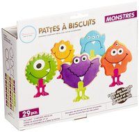 Bakelicious Monster Cookie Cutter and Feet Set, Multicolored N2