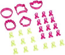 Bakelicious Monster Cookie Cutter and Feet Set, Multicolored N3