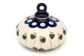 Polish Pottery Alyce Flat Christmas Ornament