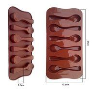 Chocolate Mould Spoon Shaped Cake Silicone Mold Bakeware