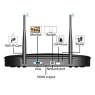Ctronics 2.4G HD Wireless NVR System WIFI Security Cameras System with 4X960P Wireless Indoor&amp;Outdoor Waterproof... N6