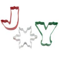 Wilton 2308-3272 Cookie Cutter Set, Joy