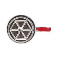 Cake Boss Stainless Steel Tools and Gadgets 3-Cup Flour Sifter with Red Silicone Grips N2