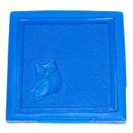 First Impression Molds B240 Medium Owl Baby Blanket Silicone Cake Decorating Mold, Medium, Blue