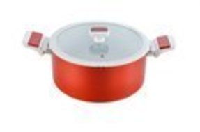 Sunkitchen 4qt sauce pot Color red
