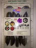 3D Jelly Tools Starter Kit - Type 10 - 3D Gelatin Art Tools - 10 pcs/set N2