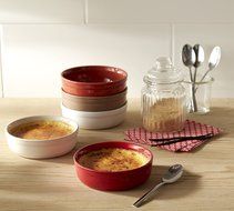 Set 2 x Cr&egrave;me Brulee Dish - Dark Grey N3