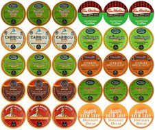 30-count TOP BRAND DECAF COFFEE K-Cup Variety Sampler Pack, Single-Serve Cups for Keurig Brewers