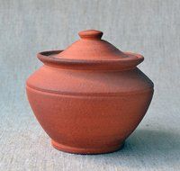 Handmade Cooking Pot Eco - Friendly Ceramic Red Clay Kitchen Artisan Cookware