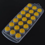 Cylinder Silicone Cake Soap Jelly Cube Ice Tray Molds (Random Color) N2