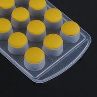Cylinder Silicone Cake Soap Jelly Cube Ice Tray Molds (Random Color) N4