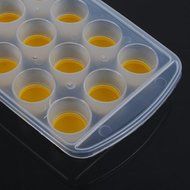 Cylinder Silicone Cake Soap Jelly Cube Ice Tray Molds (Random Color) N5