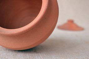 Handmade Cooking Pot Eco - Friendly Ceramic Red Clay Kitchen Artisan Cookware N6