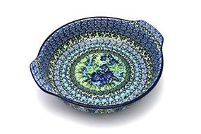 Polish Pottery Baker - Round with Grips - Large - Unikat Signature U4629