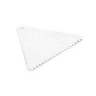 DUFUSTORE Trapezoidal Triangle D Shape Plastic Scraper Kitchen Cutter Cake Mold Tool Serration