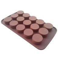 Fanhesheng Round Car Flag Silicone Mold for Chocolate, Jelly and Candy N3