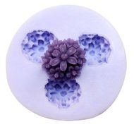 Longzang mini flower F0138 Fondant Mold Silicone Sugar mold Craft Molds DIY gumpaste flowers Cake Decorating