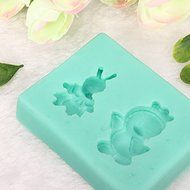 Easter Rabbit Cake Mold Silicone Handmade Soap Mould N3